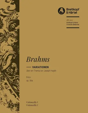 Cover of Haydn-variationen b-dur op.56a orchestre
