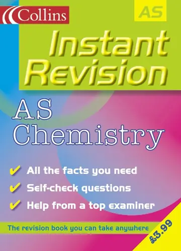Cover of Instant Revision – AS Chemistry