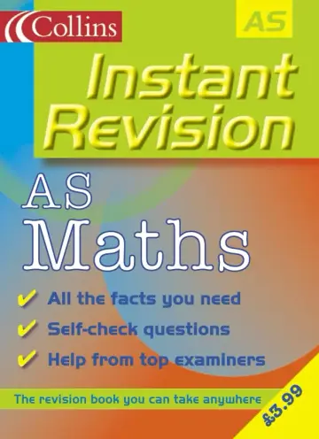 Cover of Instant Revision – AS Mathematics
