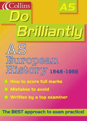 Cover of Do Brilliantly at – AS European History