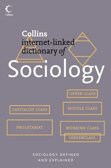 Cover of Dictionary of Sociology