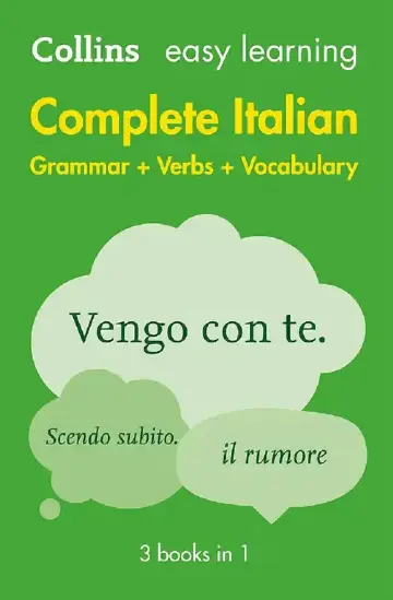 Cover of Complete Italian Grammar Verbs Vocabulary