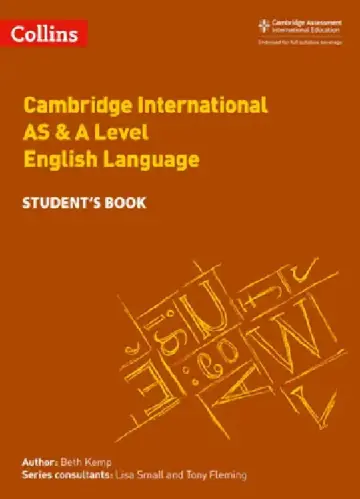 Cover of Cambridge International Examinations - Cambridge International as and a Level English Language Student Book