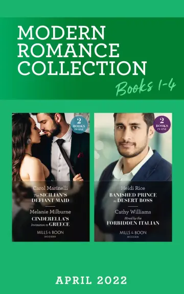 Cover of Modern Romance April 2022 Books 1-4