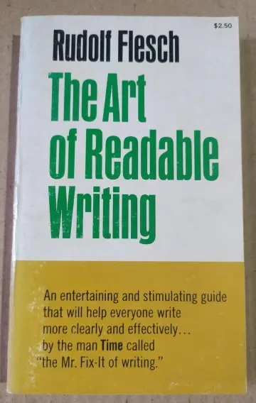 Cover of The Art of Readable Writing
