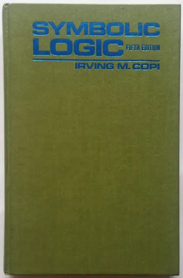 Cover of Symbolic Logic