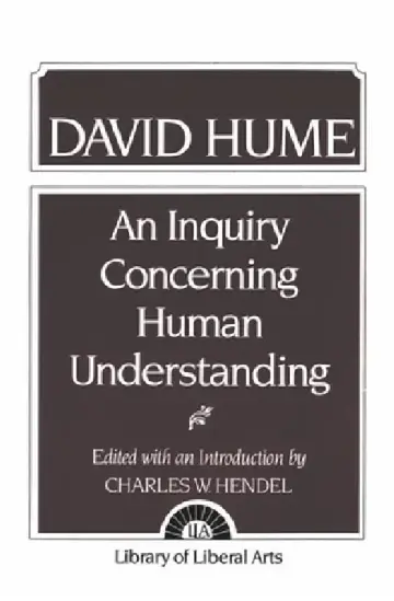 Cover of An Inquiry Concerning Human Understanding