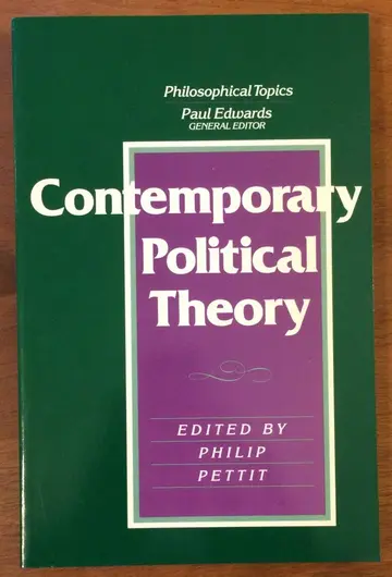 Cover of Contemporary Political Theory