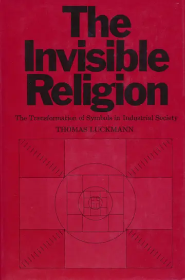 Cover of The invisible religion