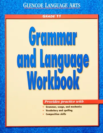 Cover of Grammar and Language Workbook