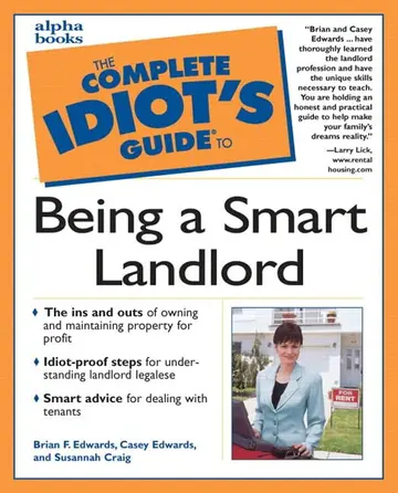 Cover of Complete Idiot's Guide to Being a Smart Landlord