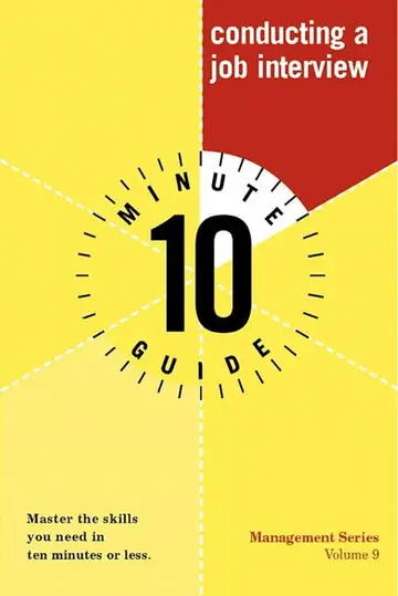 Cover of 10 Minute Guide to Conducting a Job Interview
