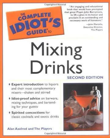 Cover of Complete Idiot's Guide to Mixing Drinks, 2E