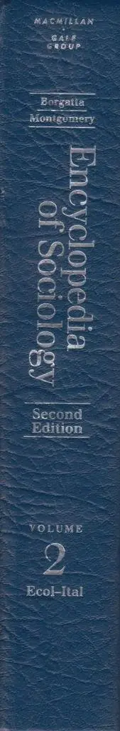 Cover of Encyclopedia of Sociology, Volume 2