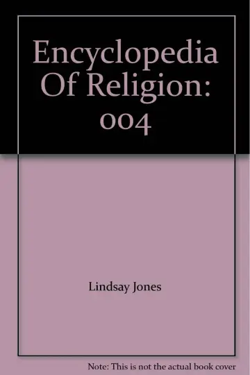 Cover of Encyclopedia of Religion