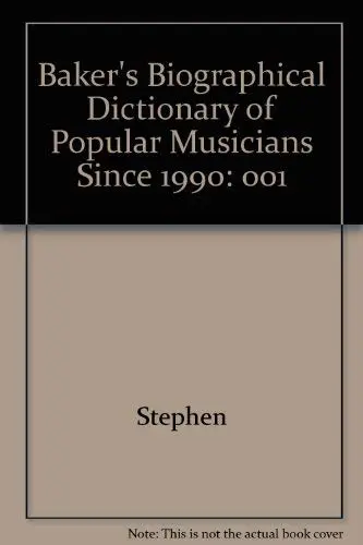 Cover of Baker's Biographical Dictionary of Popular Musicians Since 1990