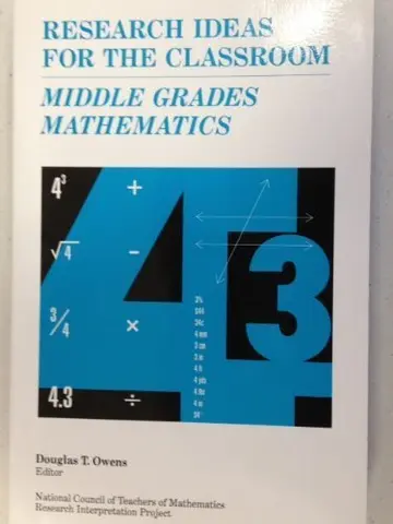 Cover of Middle Grades Mathematics