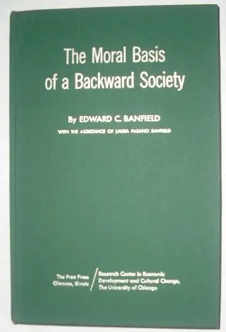 Cover of Moral Basis of A Backward Society