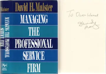 Cover of Managing the Professional Service Firm