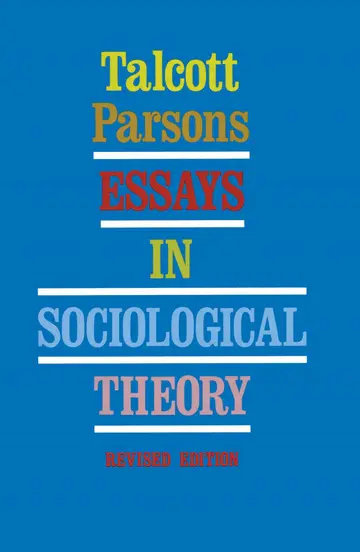 Cover of Essays in Sociological Theory