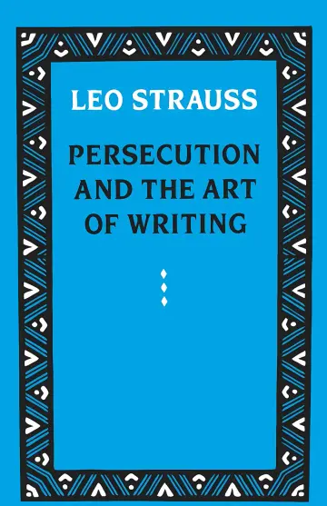 Cover of Persecution and the Art of Writing