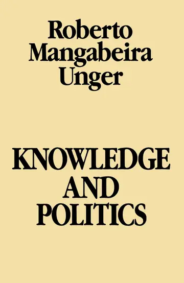 Cover of Knowledge and Politics