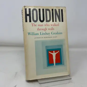 Cover of Houdini the Man Who Walked Through Walls
