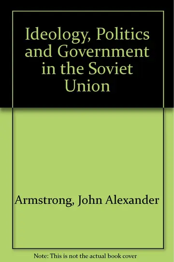 Cover of Ideology, Politics and Government in the Soviet Union