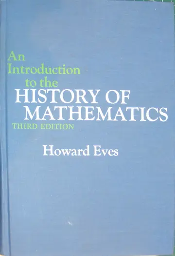 Cover of Introduction to the History of Mathematics