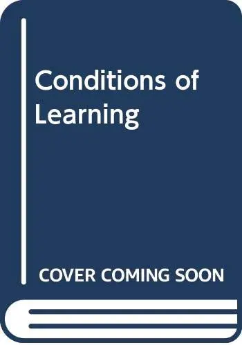 Cover of Conditions of Learning