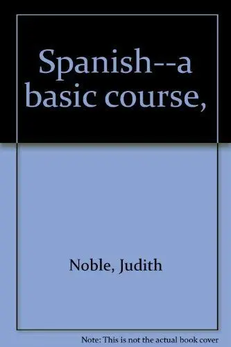 Cover of Spanish--a basic course