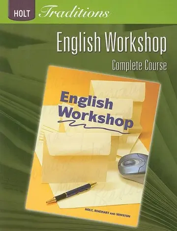 Cover of English Workshop, Grade 12 Sixth Course