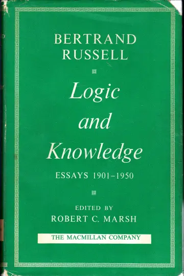 Cover of Logic and Knowledge