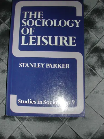 Cover of The Sociology of Leisure