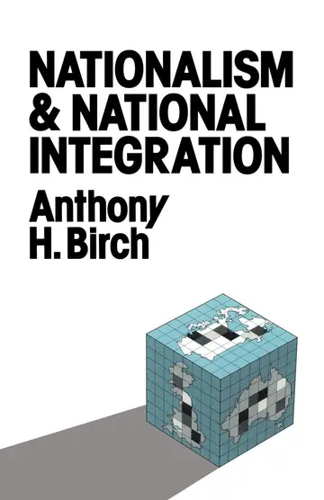 Cover of Nationalism and National Integration