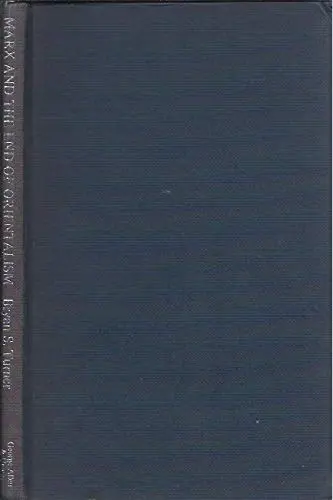 Cover of Marx and the End of Orientalism