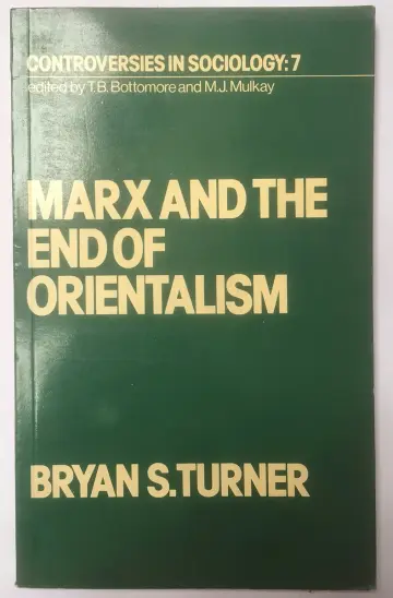 Cover of Marx and the End of Orientalism