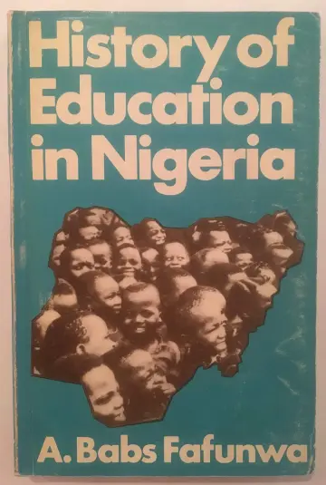 Cover of History of Education in Nigeria