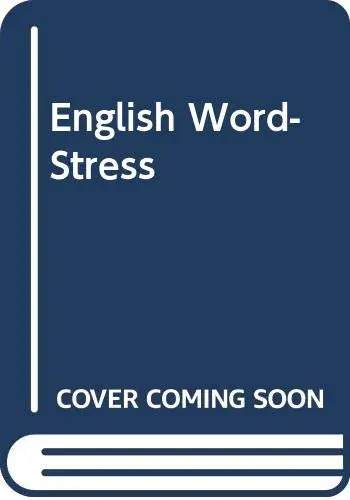 Cover of English Word Stress