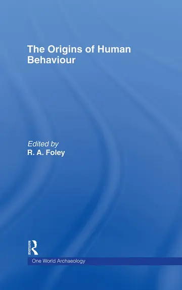 Cover of The Origins of Human Behaviour
