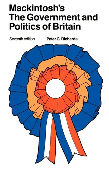 Cover of Mackintosh's the Government and Politics of Britain