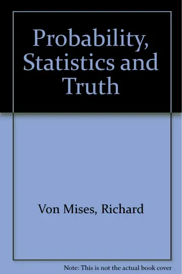 Cover of Probability, Statistics and Truth
