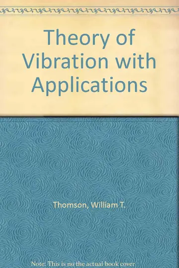 Cover of Theory of Vibration with Applications
