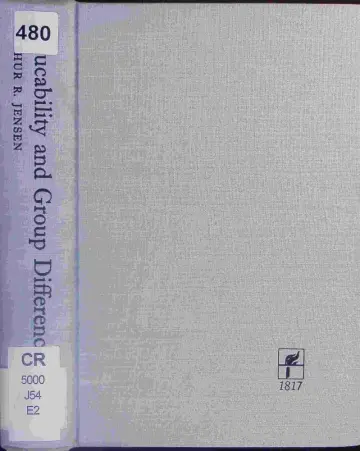 Cover of Educability and group differences
