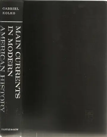 Cover of Main currents in modern American history