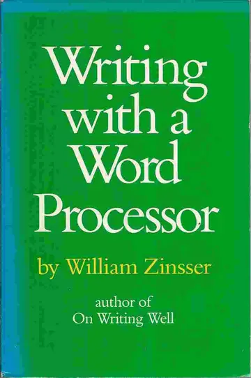 Cover of Writing with a word processor