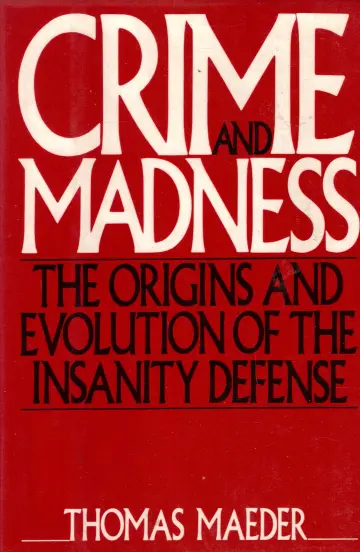 Cover of Crime and Madness