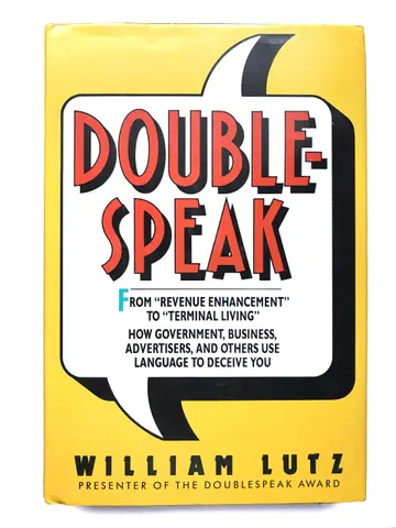 Cover of Doublespeak