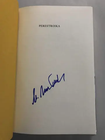 Cover of Perestroika New Thinking for Our Country and the World