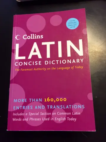 Cover of Collins Latin Concise Dictionary